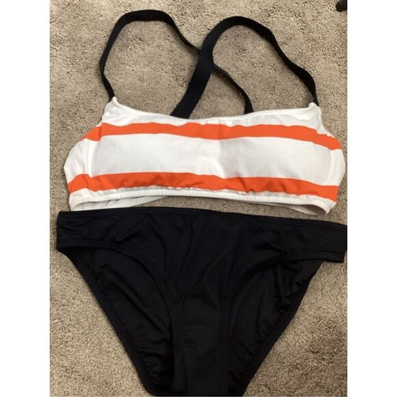 New. POLO & La Blanca stripe bikini. Small. Retails $169 - Picture 6 of 8